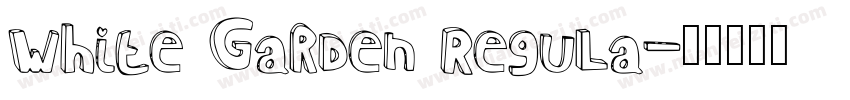 White Garden Regula字体转换